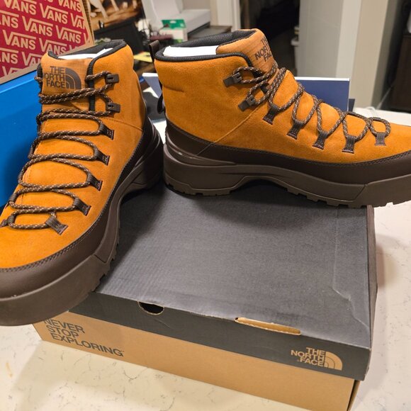 THE NORTH FACE GLENCLYFFE Urban Boots Men's Size 12 NF0A83NJYOL-120 Tan / Brown - Picture 3 of 9
